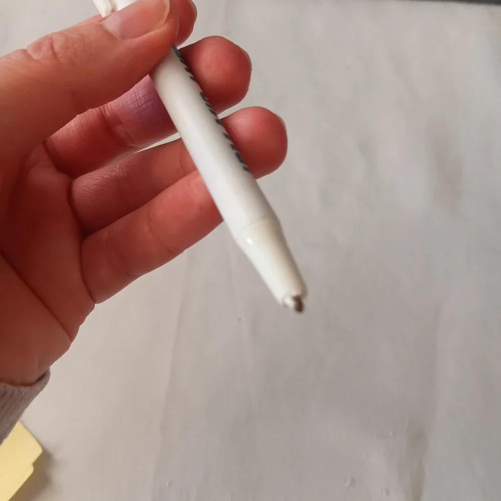 IBM Mid America Employees Federal Credit Union Ballpoint Pen White Vintage Promo